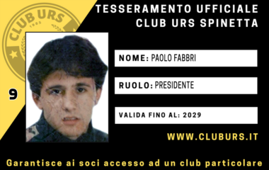 PAOLO FABBRI NUOVO PRESIDENTE DEL CLUB URS SPINETTA PAOLO FABBRI NUOVO PRESIDENTE DEL CLUB URS SPINETTA